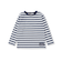 ロゴ半袖Tシャツ+マルチボーダー長袖Tシャツセット(90~150cm)
