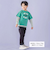 ロゴ半袖Tシャツ+マルチボーダー長袖Tシャツセット(90~150cm)