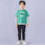 ロゴ半袖Tシャツ+マルチボーダー長袖Tシャツセット(90~150cm)