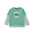 ロゴ半袖Tシャツ+マルチボーダー長袖Tシャツセット(90~150cm)