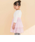【お揃い】ギンガムティアードドッキングワンピース(80~130cm)