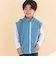 綿ワッシャー袖取り外し2WAYジャケット(90~130cm)