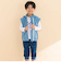 綿ワッシャー袖取り外し2WAYジャケット(90~130cm)