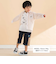 ギンガムチェックシャツ+Tシャツセット(80~130cm)