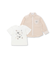ギンガムチェックシャツ+Tシャツセット(80~130cm)