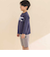 【お揃い】天竺ギンガムJQ切り替えTシャツ(80~130cm)