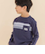 【お揃い】天竺ギンガムJQ切り替えTシャツ(80~130cm)