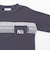 【お揃い】天竺ギンガムJQ切り替えTシャツ(80~130cm)