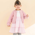 リップルストライプペプラム/フード取り外しジャケット(90~130cm)