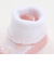 スカラップ縁ストラップシューズ風ソックスベビー(9~12cm)