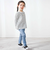 【スララク/防汚加工】ときめきデザイン女の子長袖Tシャツ(80~130cm)