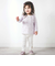 【スララク/防汚加工】ときめきデザイン女の子長袖Tシャツ(80~130cm)