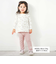 【スララク/防汚加工】ときめきデザイン女の子長袖Tシャツ(80~130cm)