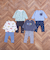 【スララク/防汚加工】わくわくデザイン男の子長袖Tシャツ(80~130cm)
