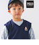 【POLO BCS(ポロ・ビーシーエス)×SLAP SLIPコラボ】【お揃い】POLO総柄プリントTシャツ+クマさん刺しゅうベスト2点セット(80~130cm)