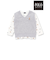 【POLO BCS(ポロ・ビーシーエス)×SLAP SLIPコラボ】【お揃い】POLO総柄プリントTシャツ+クマさん刺しゅうベスト2点セット(80~130cm)