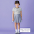 ツイード風ランダムタックキュロットパンツ(95~150cm)