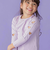 ハートくり抜き刺しゅう長袖Tシャツ(95~160cm)