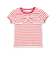 リブボーダーリボンポイントTシャツ(95~150cm)