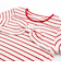 リブボーダーリボンポイントTシャツ(95~150cm)