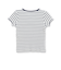 リブボーダーリボンポイントTシャツ(95~150cm)