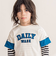 ロゴパッチＴシャツ＋ボーダーロンＴ セット(100~160cm)