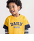 ロゴパッチＴシャツ＋ボーダーロンＴ セット(100~160cm)