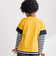 ロゴパッチＴシャツ＋ボーダーロンＴ セット(100~160cm)