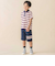 ストレッチチノライン切替ハーフパンツ(95~160cm)