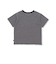 天竺無地+チェック切り替え半袖Tシャツ(95~150cm)