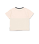 天竺無地+チェック切り替え半袖Tシャツ(95~150cm)