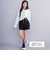 【 ニコ☆プチ 掲載 】肩あきTシャツ＆シャーリングトップセット(130~160cm)
