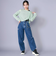 【 ニコ☆プチ 掲載 】肩あきTシャツ＆シャーリングトップセット(130~160cm)