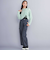【 ニコ☆プチ 掲載 】肩あきTシャツ＆シャーリングトップセット(130~160cm)