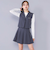 【 ニコ☆プチ 掲載 】ジレ＆ベーシックTシャツセット(130~160cm)