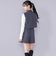 【 ニコ☆プチ 掲載 】ジレ＆ベーシックTシャツセット(130~160cm)