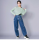 【 ニコ☆プチ 掲載 】チャーム付きサイドカットアウトデニムパンツ(130~160cm)