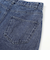 【 ニコ☆プチ 掲載 】チャーム付きサイドカットアウトデニムパンツ(130~160cm)