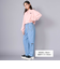 【 ニコ☆プチ 掲載 】チャーム付きサイドカットアウトデニムパンツ(130~160cm)