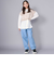 【 ニコ☆プチ 掲載 】チャーム付きサイドカットアウトデニムパンツ(130~160cm)