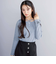 【 ニコ☆プチ 掲載 】クロスネック裾花柄Tシャツ(130~160cm)