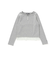 【 ニコ☆プチ 掲載 】クロスネック裾花柄Tシャツ(130~160cm)