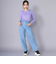 【 ニコ☆プチ 掲載 】クロスネック裾花柄Tシャツ(130~160cm)