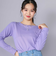 【 ニコ☆プチ 掲載 】クロスネック裾花柄Tシャツ(130~160cm)