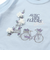 エッフェル塔フラワーモチーフスムース長袖Tシャツ(90~160cm)
