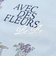 エッフェル塔フラワーモチーフスムース長袖Tシャツ(90~160cm)
