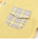 【お揃い】裾チェックポケット付きTシャツ(80~130cm)