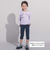 おすましプードル肩フリルスムース長袖Tシャツ(80~150cm)