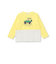 天竺スパンフライス配色くるまプリント長袖Tシャツ(80~130cm)