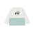 天竺スパンフライス配色くるまプリント長袖Tシャツ(80~130cm)
